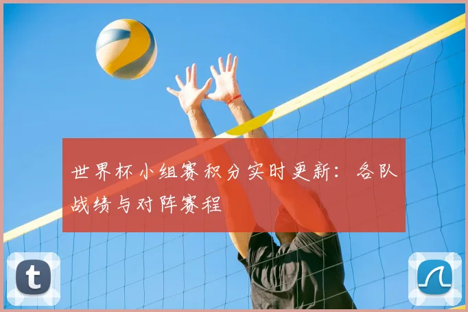 世界杯小组赛积分实时更新：各队战绩与对阵赛程